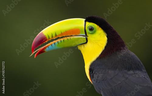 Keel-billed toucan in Costa Rica 