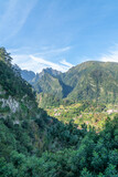 Valley on madeira with a small village