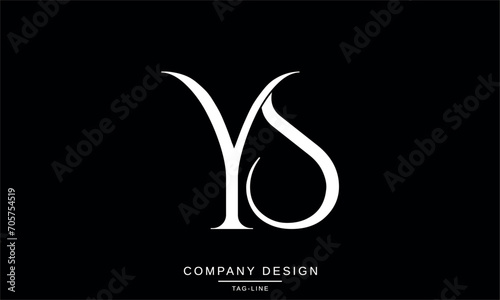 SY, YS, Abstract Letters Logo Monogram