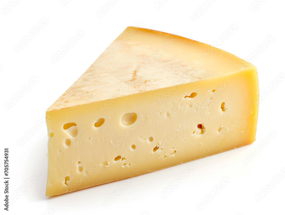A cheese isolated on white background. Minimalist style, A cheese isolated on white background. Minimalist style,