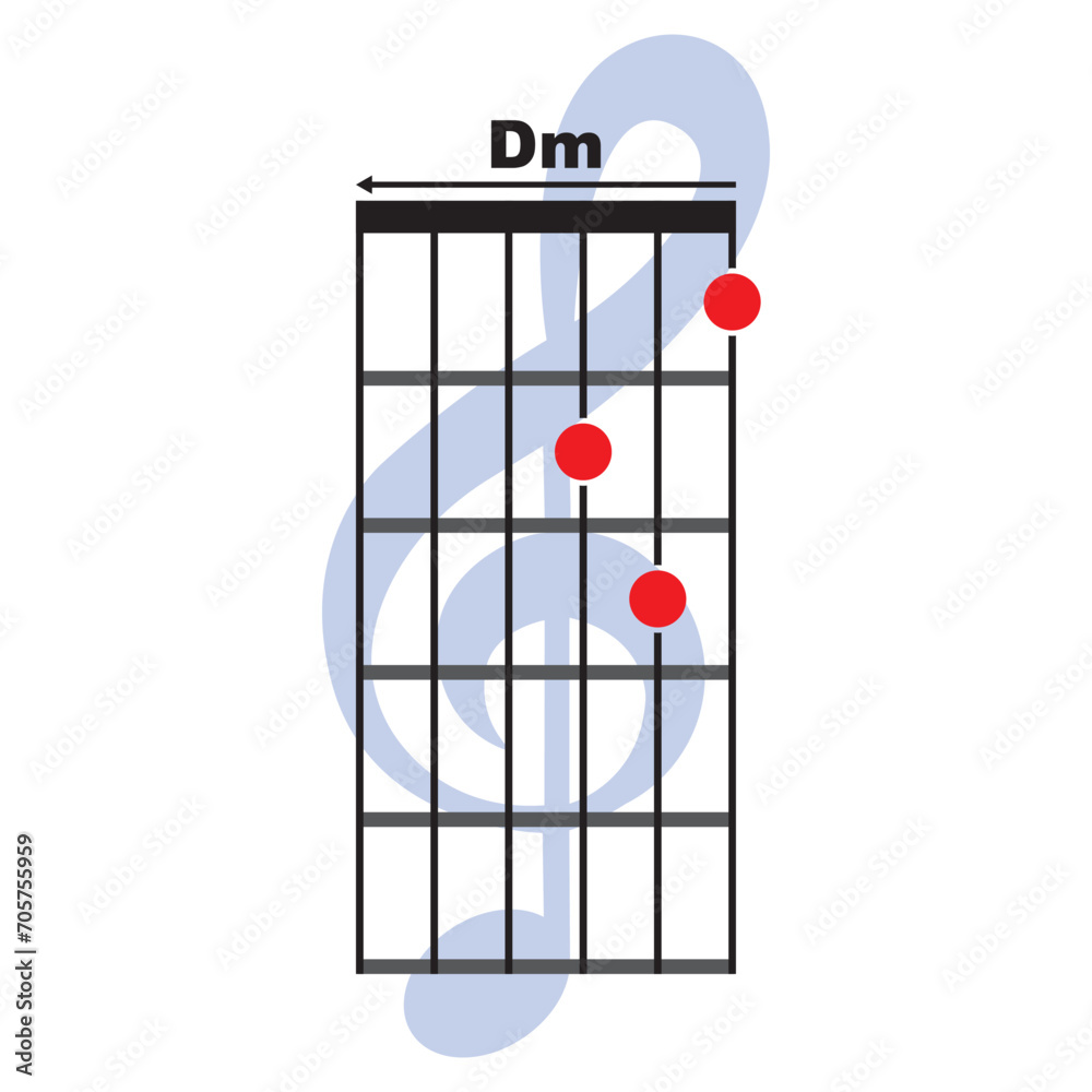 Dm guitar chord icon Dm guitar chord icon