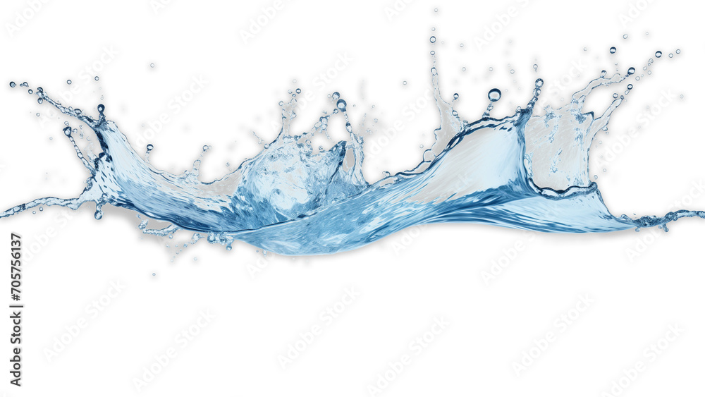 Water splash on transparent background. Blue water splash in png Water splash on transparent background. Blue water splash in png