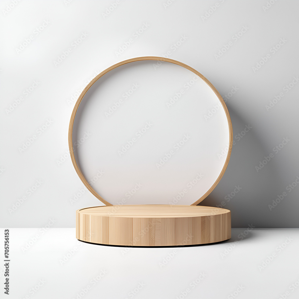 vector 3d rendering of a cylindrical background with a podium. vector 3d rendering of a cylindrical background with a podium.