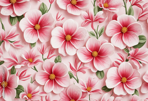 Wallpaper Mural Stunning 3D Floral Wallpaper Torontodigital.ca