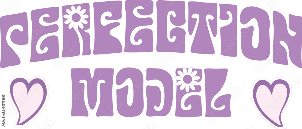 groovy slogan heart ying yang flowers wave groovy slogan heart ying yang flowers wave