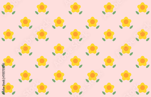 かわいい花柄　背景