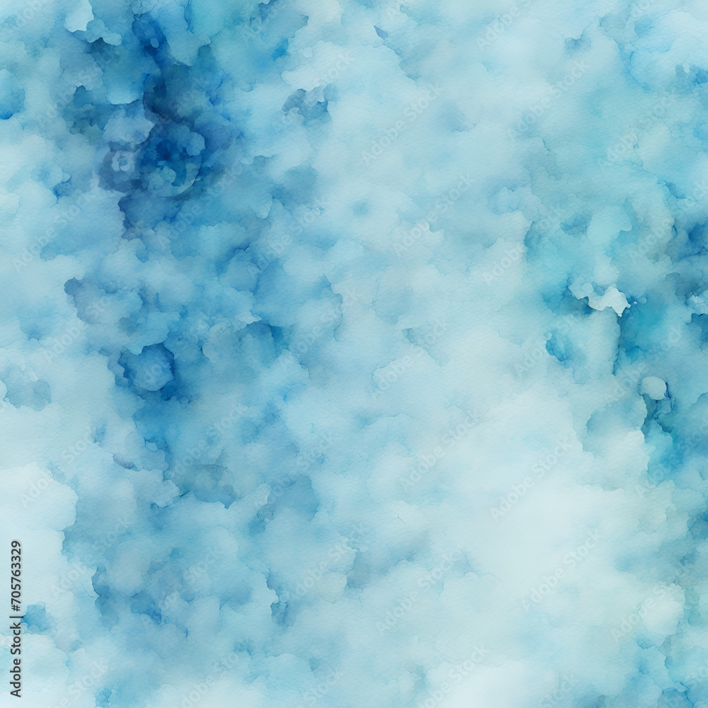  Abstract watercolor paint background by gradient deep blue color with liquid fluid grunge texture for background, banner