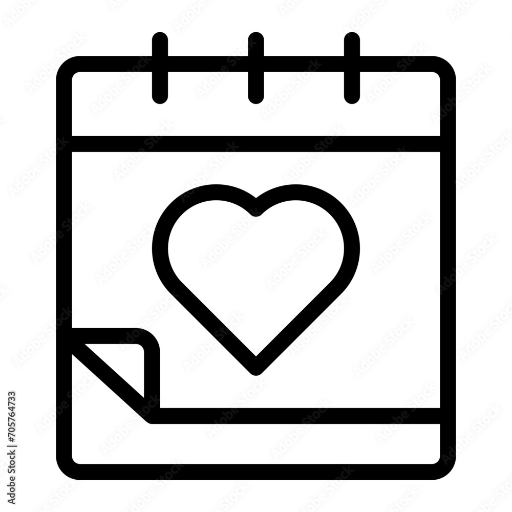 calendar line icon calendar line icon