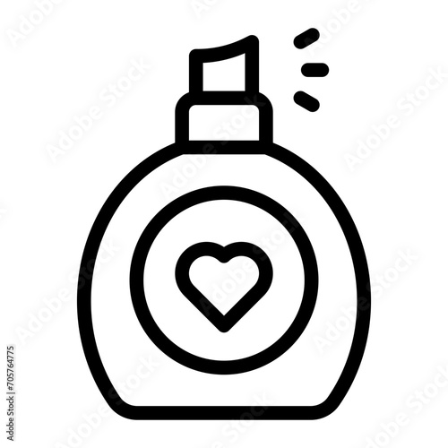 perfume line icon