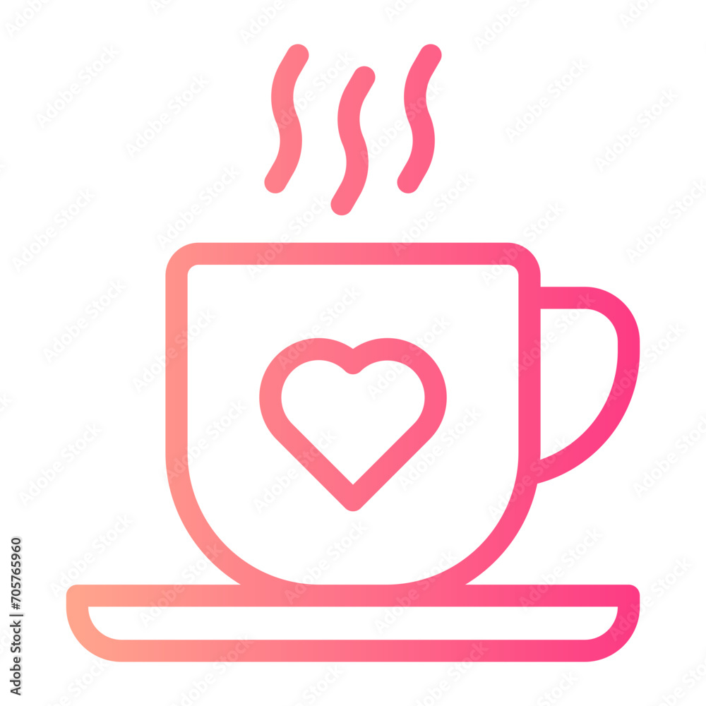 coffee gradient icon coffee gradient icon