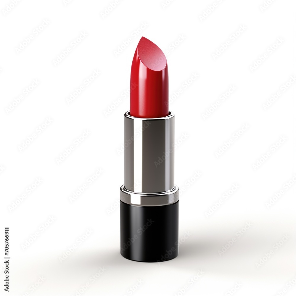 Red color lipstick isolated on white background Red color lipstick isolated on white background
