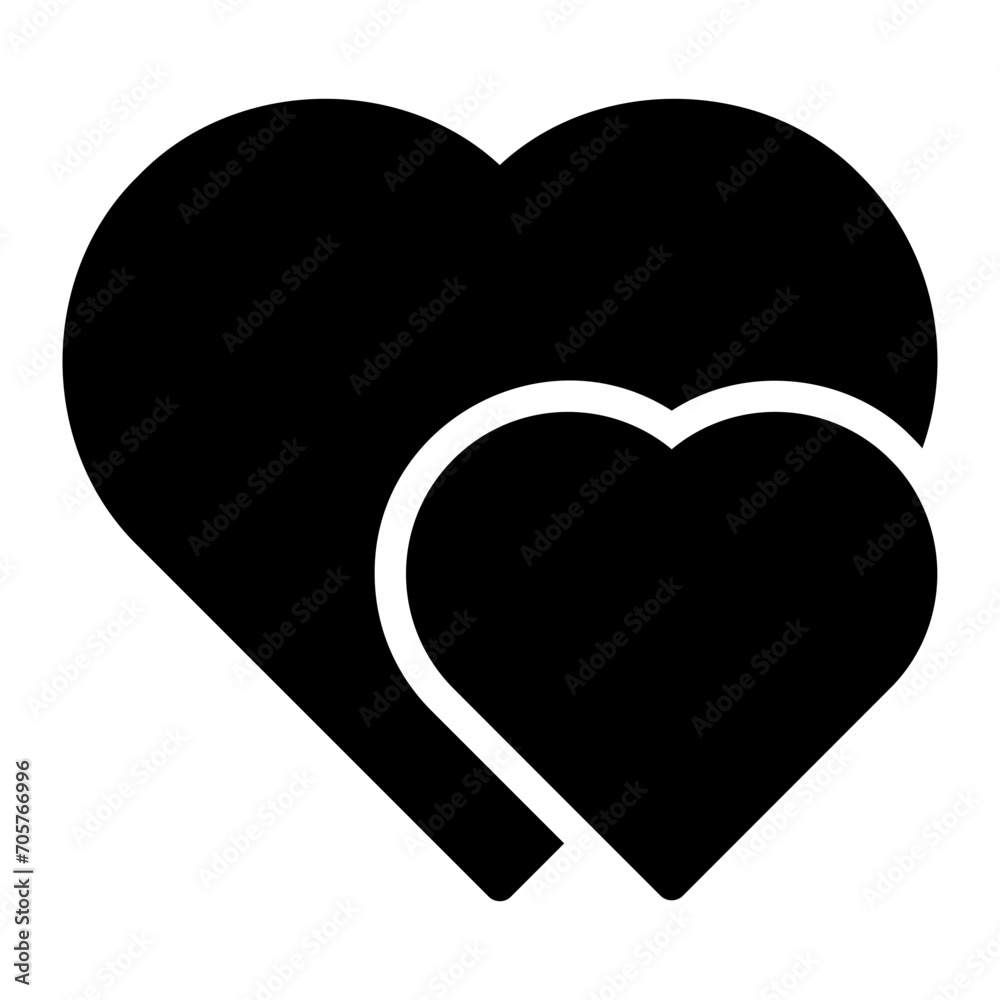 valentines day glyph icon valentines day glyph icon
