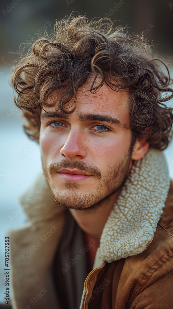 Portrait of Handsome Young Man Portrait of Handsome Young Man