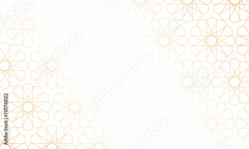 slamic Arabic Arabesque Ornament Border Luxury Abstract blueBackground with Copy Space area