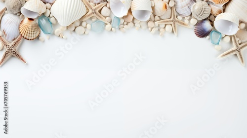貝殻のフレーム素材 photo