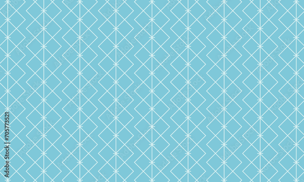 Fototapeta premium Dive into tranquility with this captivating blue geometric abstract pattern design. Merging precision with a soothing color palette.