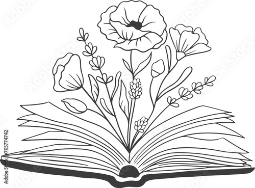 Hand drawn line book