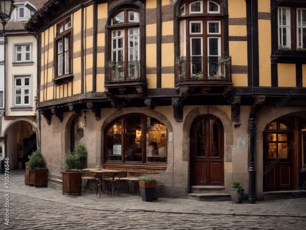 Fototapeta premium European Town