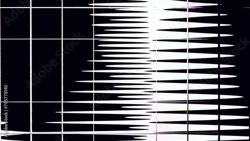 Video background, transition effect for video editing. Noise effect for video transition. Background with glitch noise. Visual video effects stripes background.