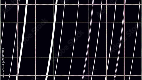 Video background, transition effect for video editing. Noise effect for video transition. Background with glitch noise. Visual video effects stripes background.