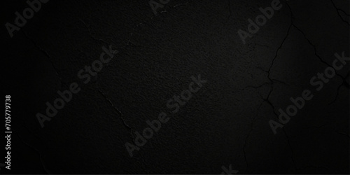 Black cracked wall slate texture wall grunge backdrop rough background, dark concrete floor or old grunge background. black concrete wall , grunge stone texture bakground	 photo