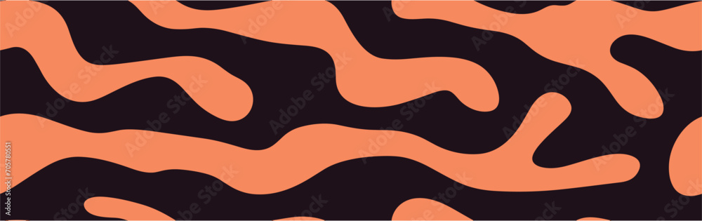 Animal seamless pattern. Retro abstract geometric Element Template. Tiger Skin Camo Background Image. Animal seamless pattern. Retro abstract geometric Element Template. Tiger Skin Camo Background Image.