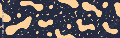 Seamless tribal pattern with lines and strokes. Dark Endless Contemporary Trendy Lines Structure.