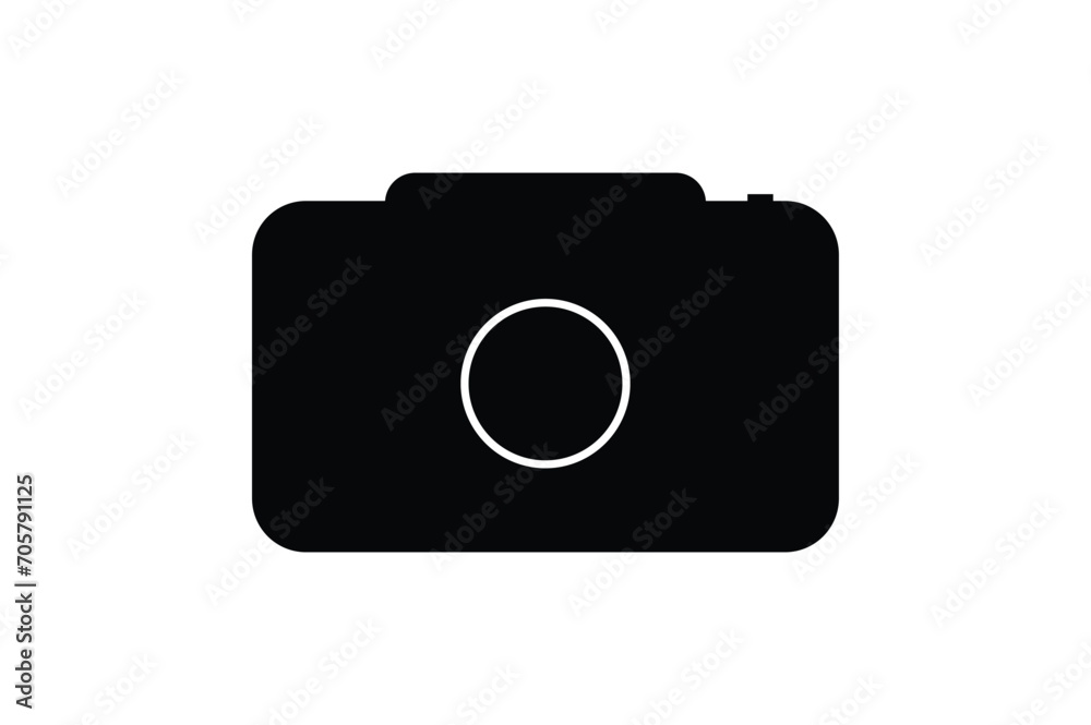 digital photo camera icon flat design digital photo camera icon flat design