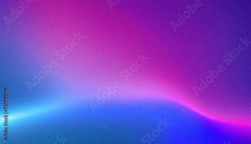 Fotografía Blue purple pink infigo digital grain soft noise effect pattern