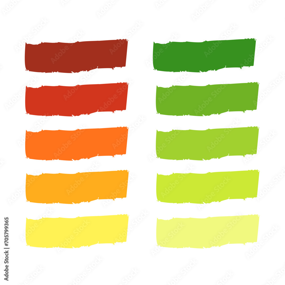 Brush highlight element note underline Brush highlight element note underline