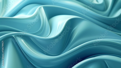 Abstract background, 3d bluecolor wavy stripes pattern, interesting spiral design. © Cobalt