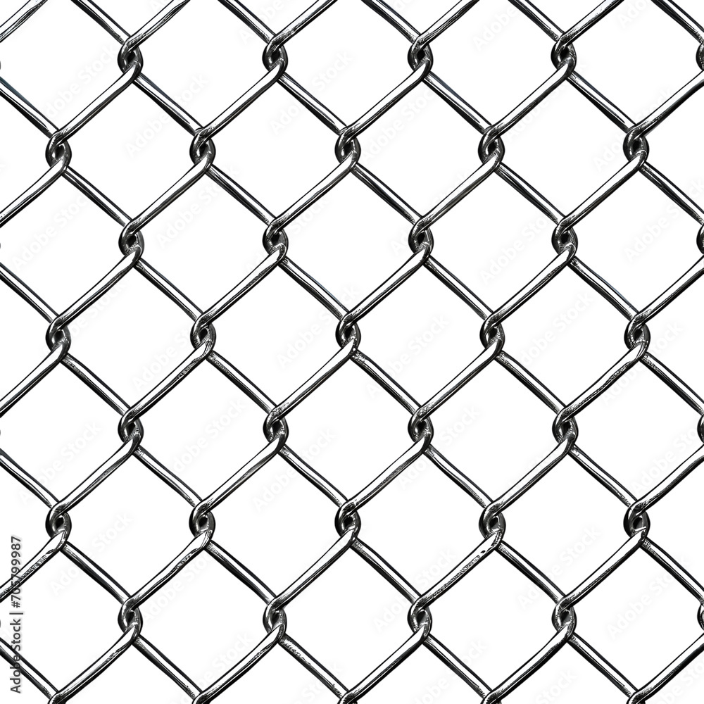 Naklejka premium chain link on transparent background