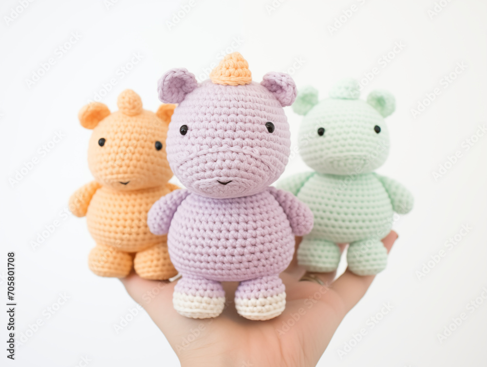 crocheted hippo crocheted hippo