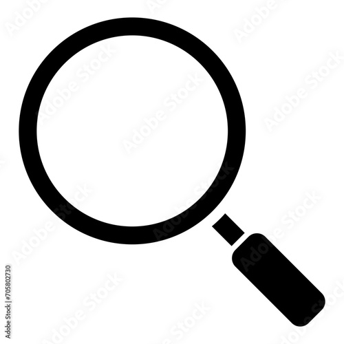 Magnifying Solid Icon
