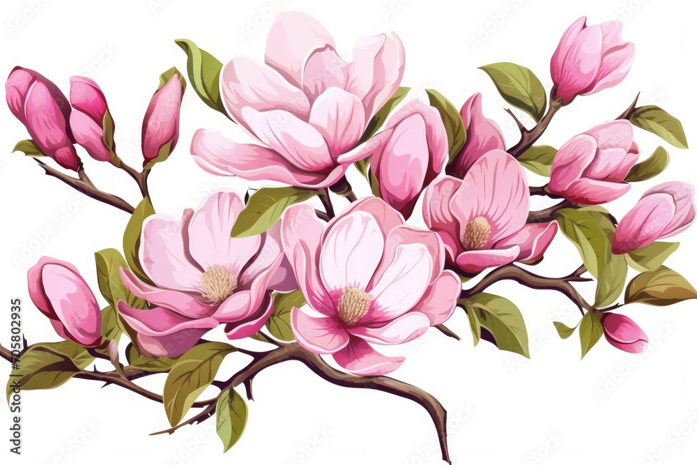 Flora plant beauty branch flower nature spring garden magnolia pink blossom blooming