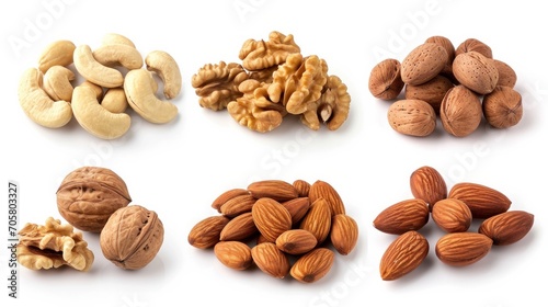 View of allergens commonly found in nuts 