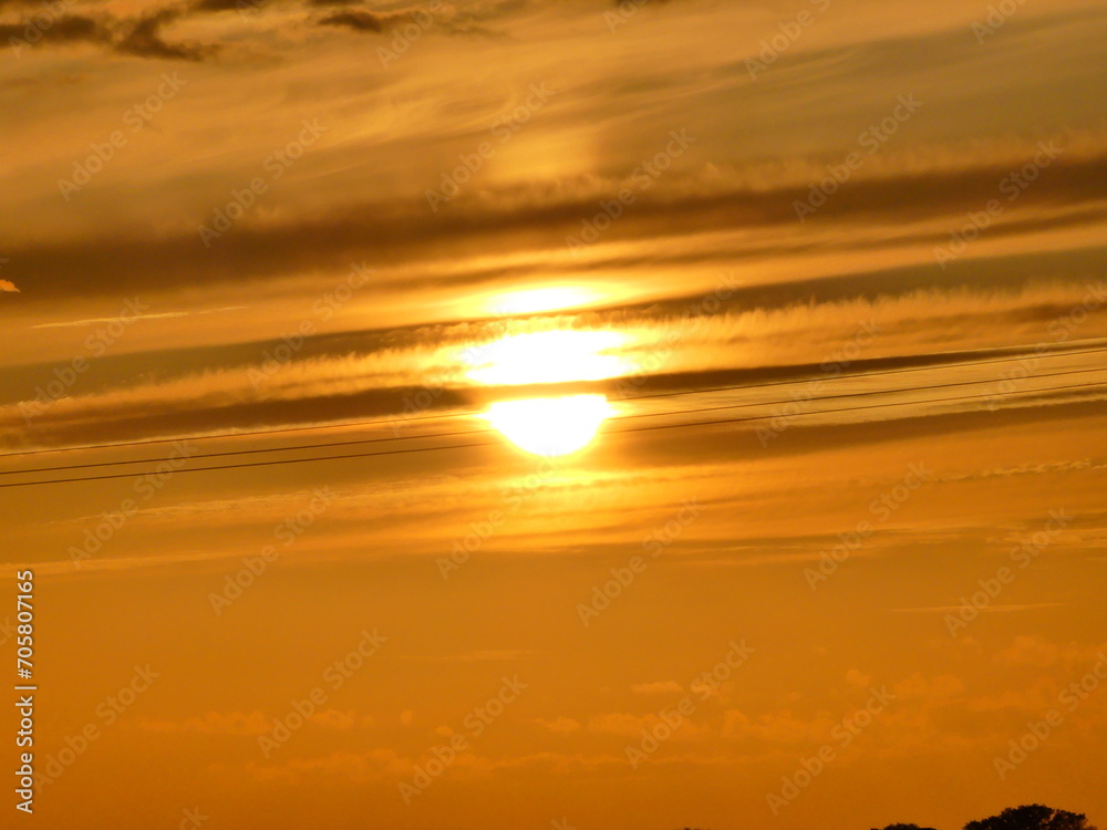 Obraz premium Coucher de soleil