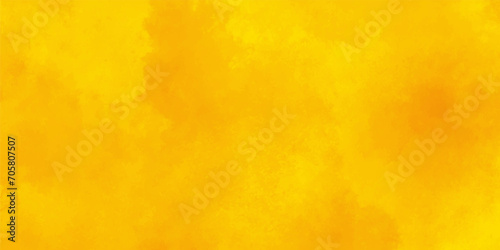 Bright sunny yellow marbled old vintage watercolor painted paper or textured concrete seamless background, yellow plaster wall,Orange concrete wall image. Yellow concrete texture background,