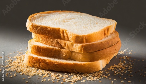 bread slice isolated