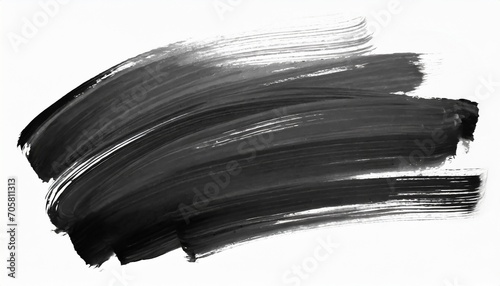 black acrylic paint ink brush stroke brush line art clean artistic design stripe elements hand drawn texture background