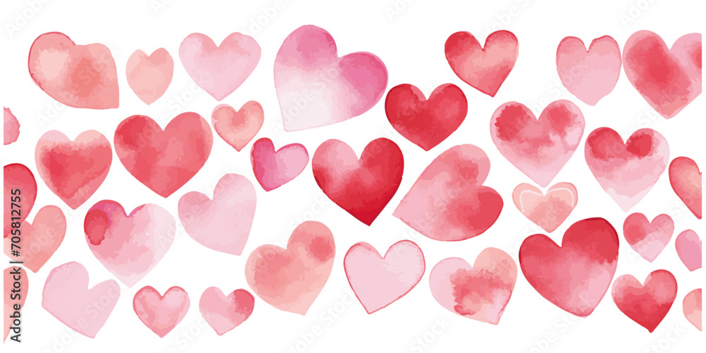 pink hearts 