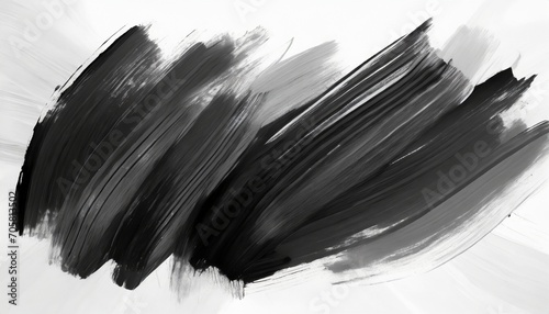 black acrylic paint ink brush stroke brush line art clean artistic design stripe elements hand drawn texture background