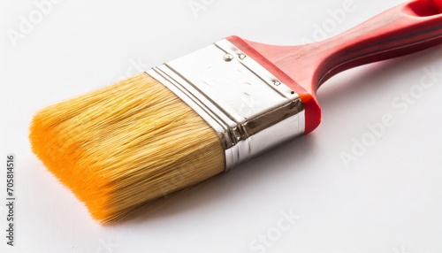 paint brush over white background