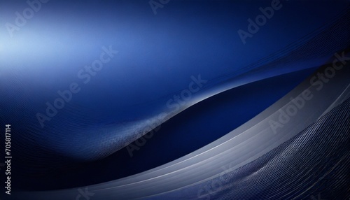 abstract curve and wave on navy blue background