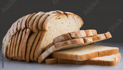 sliced bread isolated