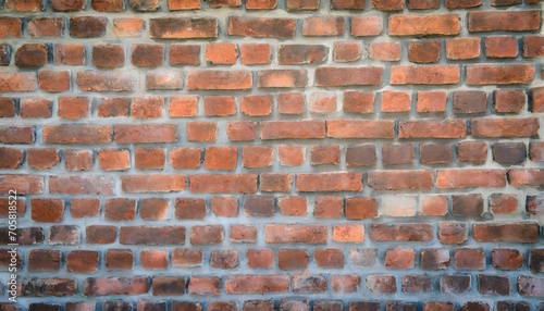 old wall background with stained aged bricks