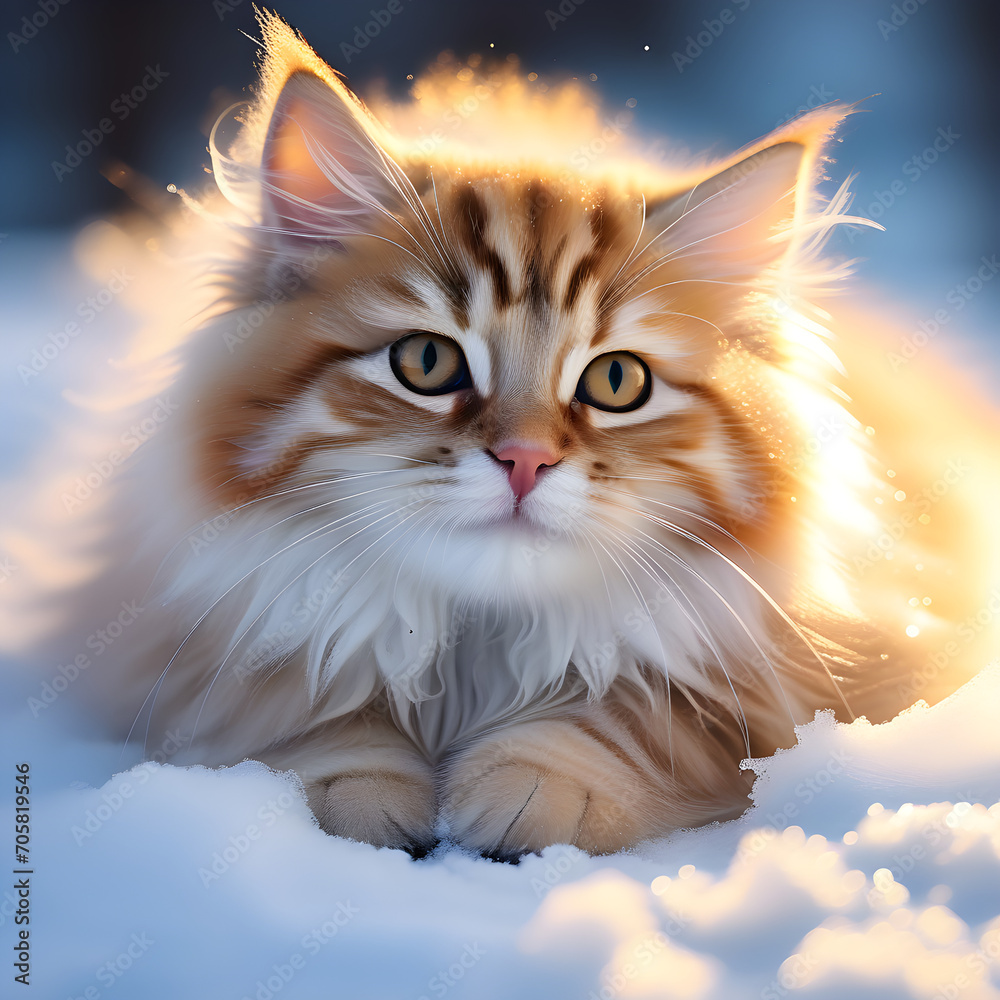 cat on the sky