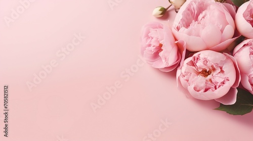 Captivating Valentines Day Romance with Pink Hearts - Top View Love Concept for Greeting Cards  Gifts  and Celebration Designs
