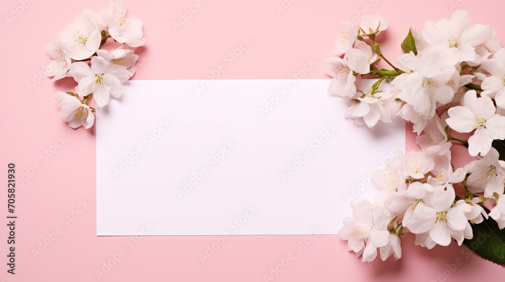 Floral blank template set. Flowers in watercolor style isolated on white background for web banners, polygraphy, wedding invitation, border. Art vector illustration. generative ai