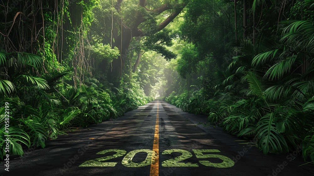 New Year Concet 2025 Symbolizes The Start Of The New Year Start New 1000 F 705822199 F9m371Te2vqErwgei5kwKtBnqRGVjQAE